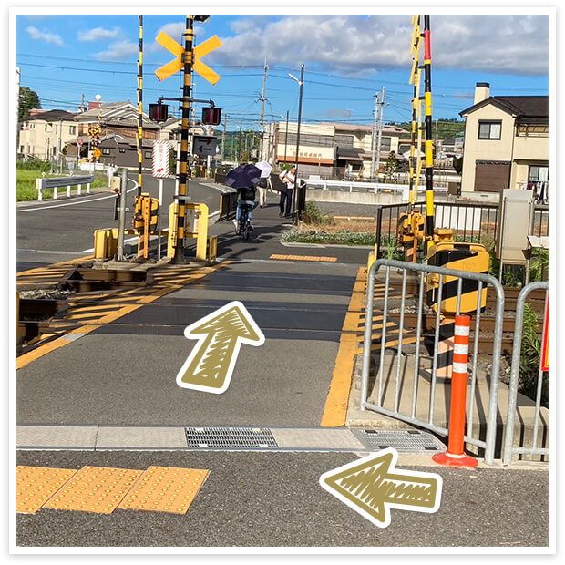 狛田駅 南出口からの道順2